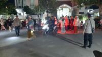 Polsek Labuapi Atur Lalu Lintas, Ibadah Ramadan Makin Nyaman