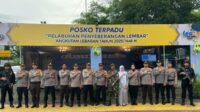 Pantau Arus Mudik, Waka Polres Lombok Barat Sambangi Posko Lembar