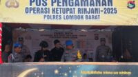 Pengawasan Ketat Personel Operasi Ketupat Rinjani 2025 di Lombok Barat Digencarkan