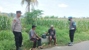 Polsek Lembar Gelar Patroli KRYD, Warga Dusun Broro Merasa Aman